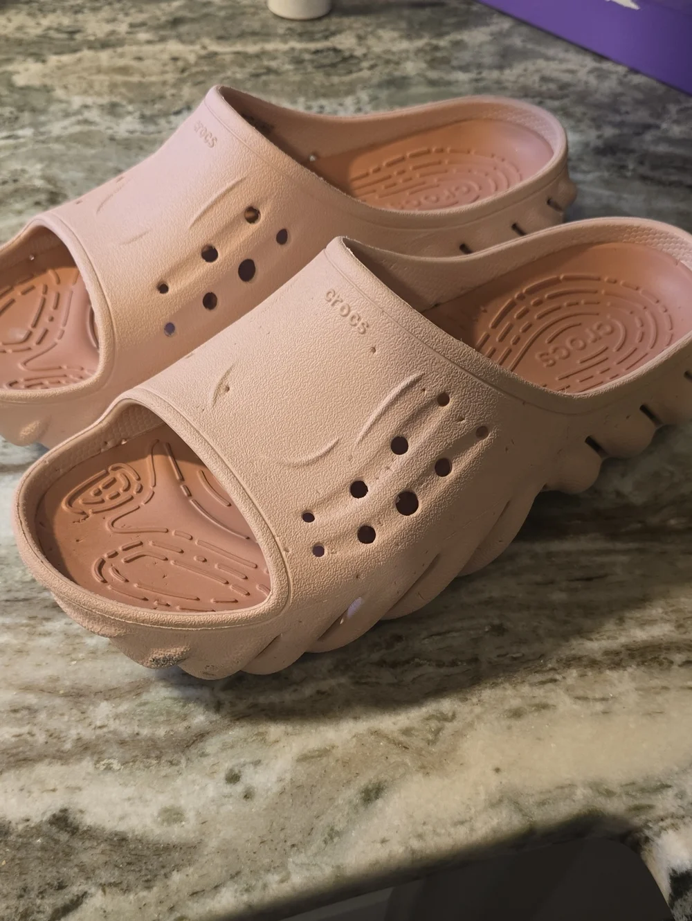 CROCS Blush Pink Classic Slide Sandals Unisex